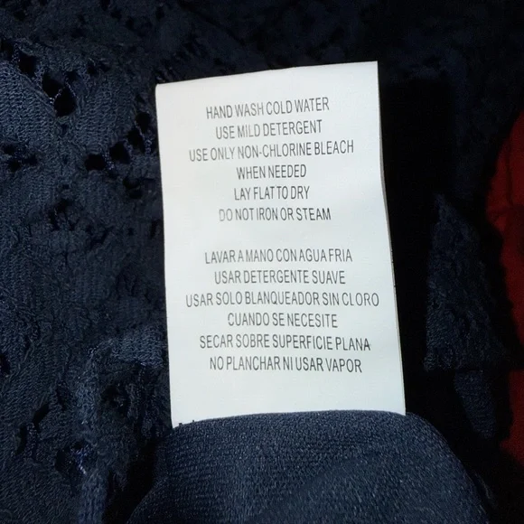 Accidentally in Love Navy Blue Sleeveless Romper Size 9 - Picture 6 of 6